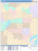 Arlington Digital Map Color Cast Style