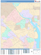Arlington Digital Map Color Cast Style