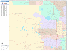 Arvada Digital Map Color Cast Style