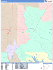 Auburn Digital Map Color Cast Style