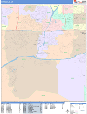 Avondale Digital Map Color Cast Style