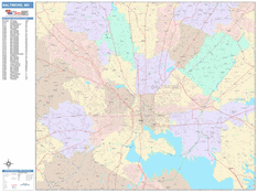 Baltimore Digital Map Color Cast Style