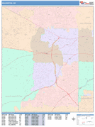 Beaverton Digital Map Color Cast Style