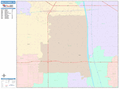 Bellflower Digital Map Color Cast Style