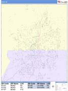 Bend Digital Map Color Cast Style