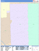 Berwyn Digital Map Color Cast Style