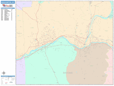 Binghamton Digital Map Color Cast Style