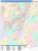 Birmingham Digital Map Color Cast Style