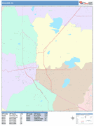 Boulder Digital Map Color Cast Style