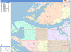 Bradenton Digital Map Color Cast Style