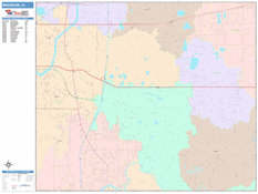 Brandon Digital Map Color Cast Style