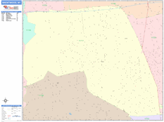 Brentwood Digital Map Color Cast Style