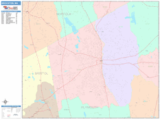 Brockton Digital Map Color Cast Style