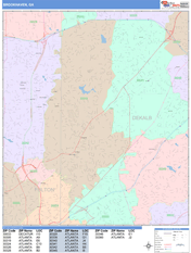 Brookhaven Digital Map Color Cast Style