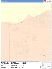 Buckeye Digital Map Color Cast Style