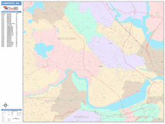Cambridge Digital Map Color Cast Style