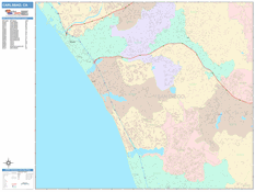 Carlsbad Digital Map Color Cast Style