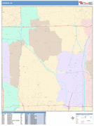 Carson Digital Map Color Cast Style