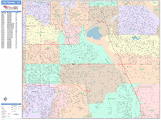Centennial Digital Map Color Cast Style