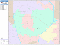 Cerritos Digital Map Color Cast Style