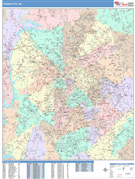 Charlotte Digital Map Color Cast Style