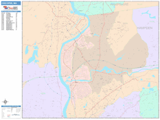 Chicopee Digital Map Color Cast Style