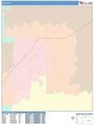 Clovis Digital Map Color Cast Style