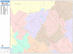 Columbia Digital Map Color Cast Style