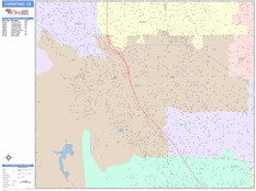 Cupertino Digital Map Color Cast Style