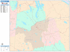 Danbury Digital Map Color Cast Style