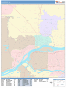 Davenport Digital Map Color Cast Style