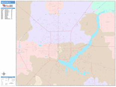 Decatur Digital Map Color Cast Style