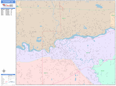 Elkhart Digital Map Color Cast Style