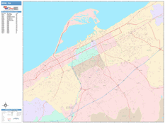Erie Digital Map Color Cast Style