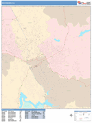 Escondido Digital Map Color Cast Style