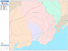 Fairfield Digital Map Color Cast Style