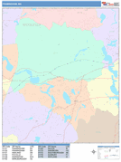 Framingham Digital Map Color Cast Style