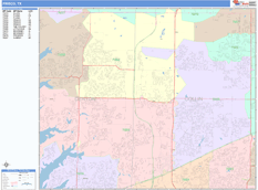 Frisco Digital Map Color Cast Style