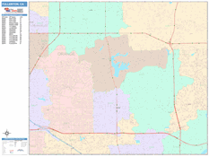 Fullerton Digital Map Color Cast Style