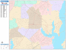 Garland Digital Map Color Cast Style