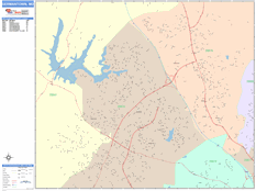 Germantown Digital Map Color Cast Style