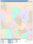 Glendale Digital Map Color Cast Style