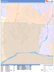 Goodyear Digital Map Color Cast Style