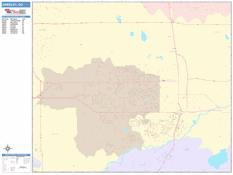 Greeley Digital Map Color Cast Style