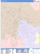 Greenville Digital Map Color Cast Style