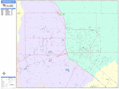 Harlingen Digital Map Color Cast Style