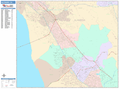 Hayward Digital Map Color Cast Style