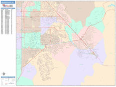 Henderson Digital Map Color Cast Style