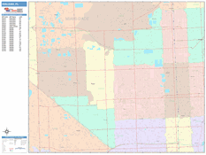 Hialeah Digital Map Color Cast Style