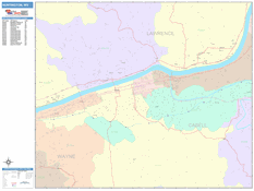 Huntington Digital Map Color Cast Style